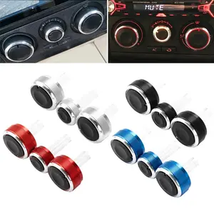 Car Air Conditioning Knob AC Switch Knob Heat Control Button for Volkswagen VW Golf4 GOLF 4 MK4 Passat B5 Bora Accessories