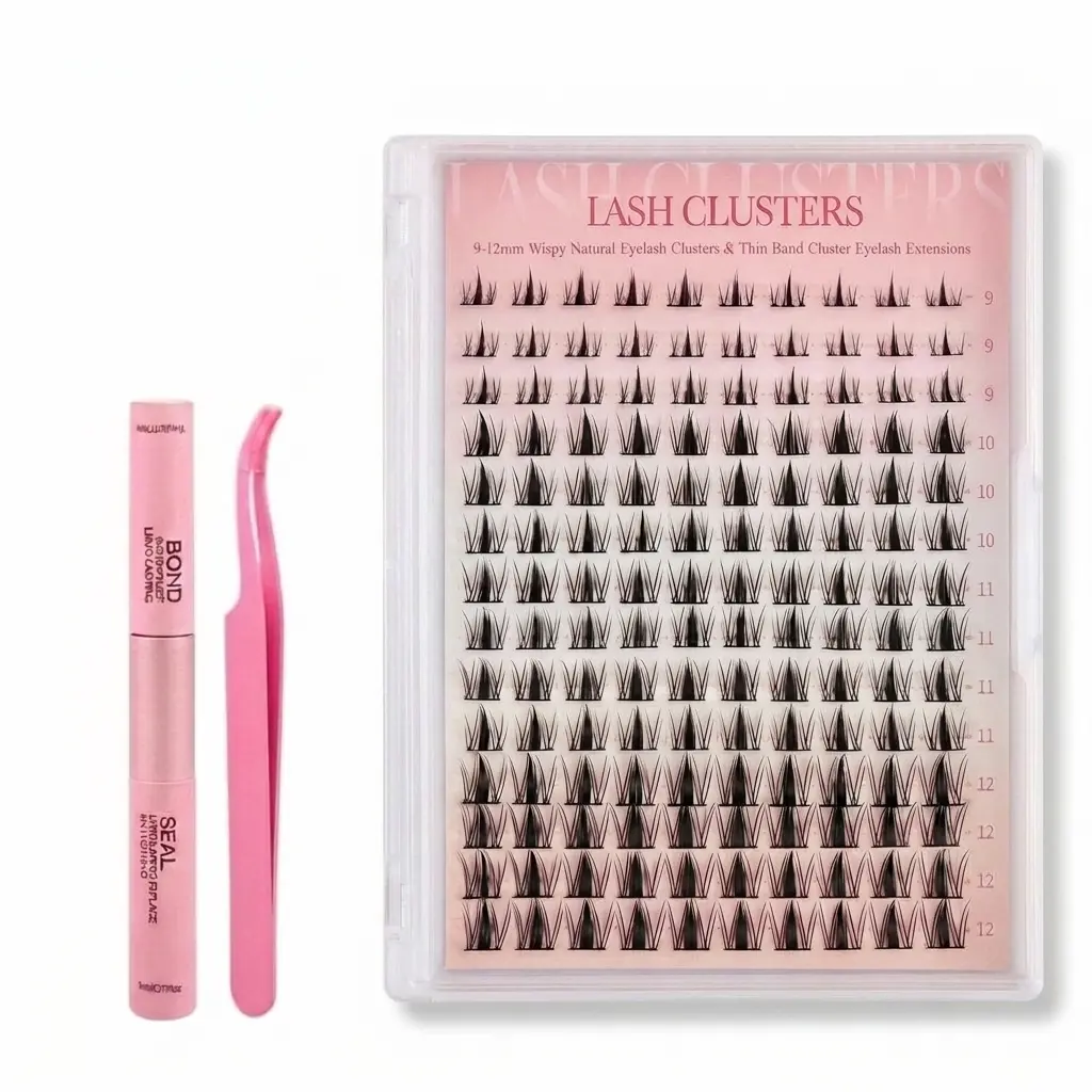 High Capacity Single Cluster False Eyelashes - DIY Eyelash Extensions, Beginner-Friendly, Suitable for Professionals, Daily Use, Parties, Cosmetic Gift, Eyelashes Extensions