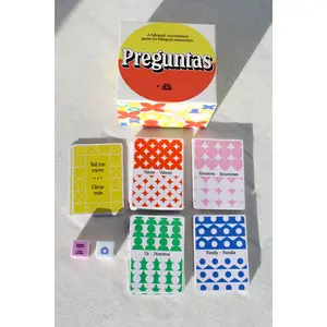 Preguntas Bilingual Conversation Card Game