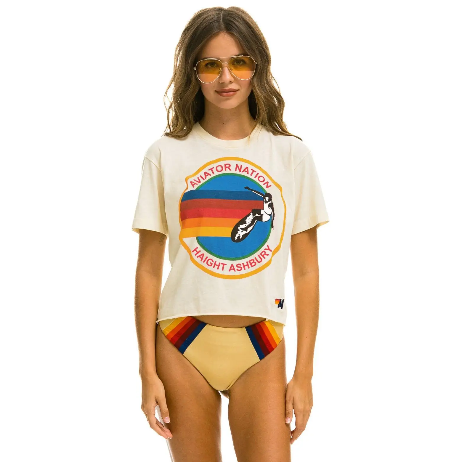 SIGNATURE HAIGHT ASHBURY BOYFRIEND TEE - VINTAGE WHITE