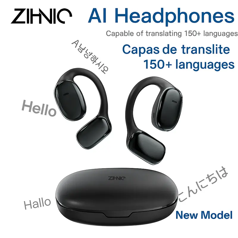 Paekole Translation Earbuds Real Time - AI 144 Language Translator Earbuds, Audifonos Traductores Inglés Español, 3-in-1 Translating Device, Translate Ear Buds for Travel Learning with Charging Case Paekole Translation Earbuds Real Time - AI 144 Language Translator Earbuds, Audifonos Traductores Inglés Español, 3-in-1 Translating Device, Translate Ear Buds for Travel Learning with Charging Case