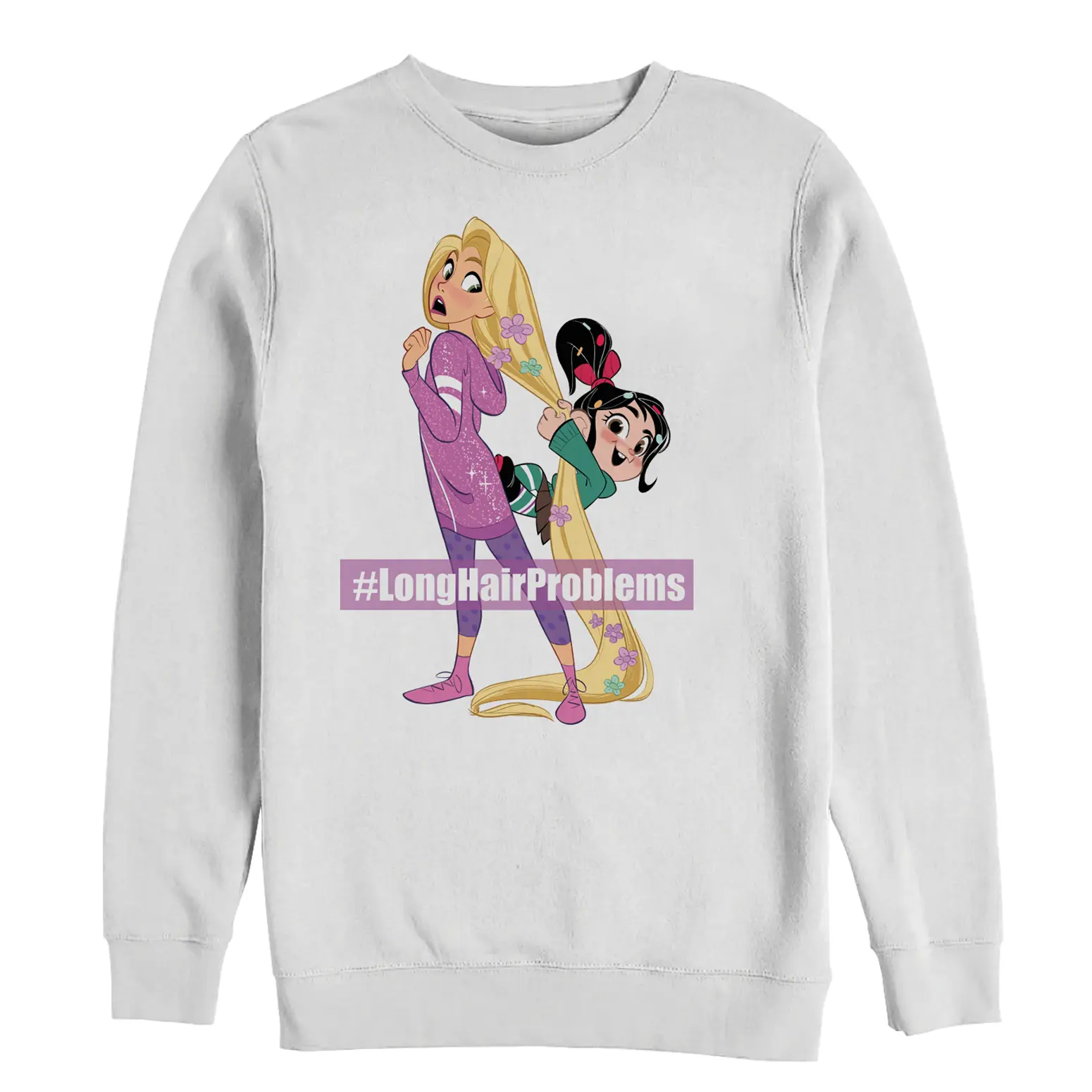 Men's Ralph Breaks the Internet Rapunzel Hair Sweatshirt