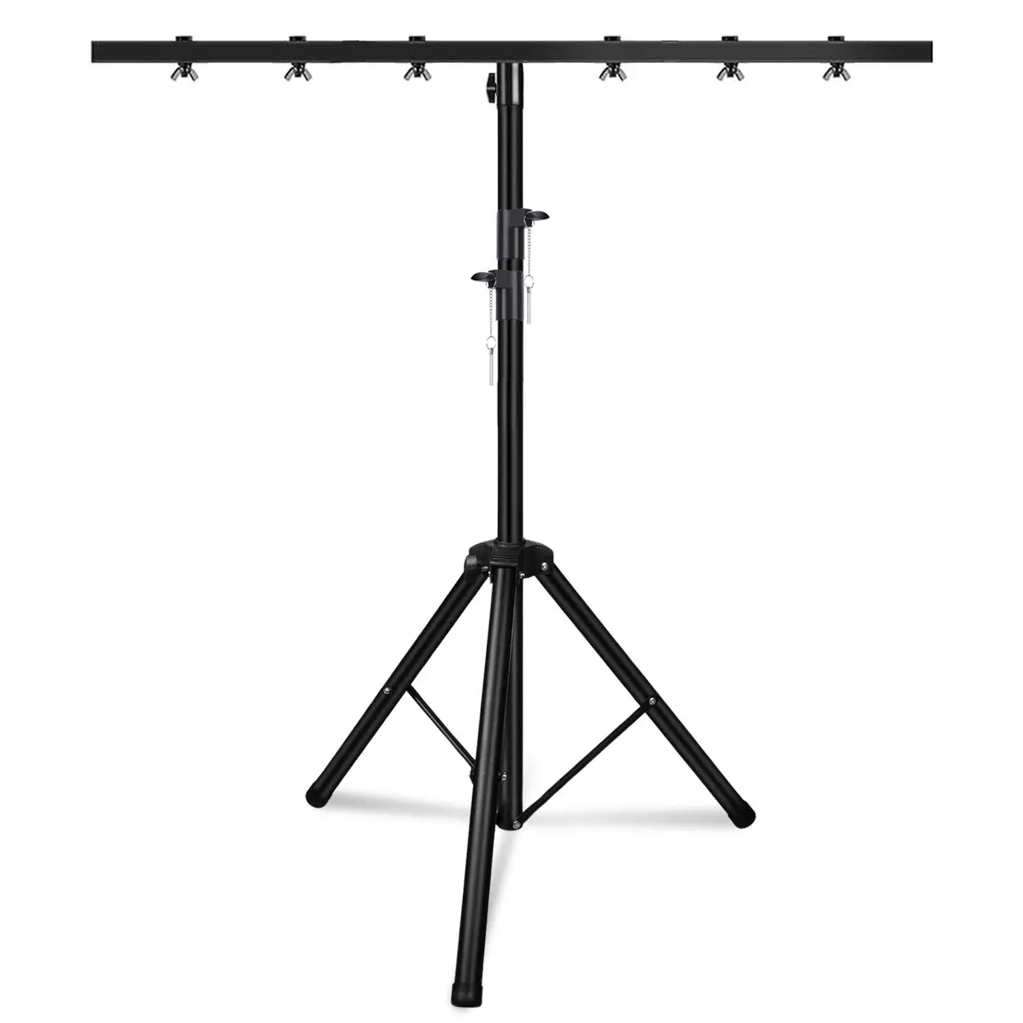 5 Core Heavy-Duty Height-Adjustable DJ Light Stand with T-Bar Mount, Sturdy Stage Lighting Truss System, Compact Storage, Ideal for Events & Lighting Fixtures