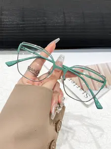 Cute Butterfly Frame Eyeglasses, Anti-blue Light Eyeglasses for Women & Girls, Fashion Eyeglasses for Work, Daily Decor, Perfect for Student Daily Use