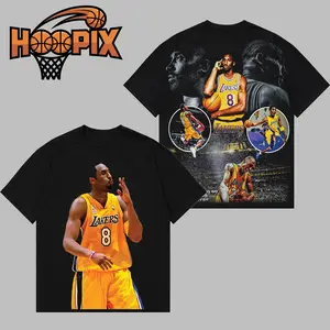 HOOPIX - KOBE Black Mamba Bryant 8 LAKERS Premium Cotton Hoodie T-Shirt (Made In USA), Steph Curry Fans Shirt, Game Day Outfits, Gift For Golden State Basketball Fans, Basketball Graphic Tee Hoodie