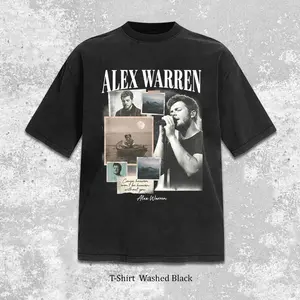 Alex Warren Vintage Collage T-Shirt, Little Orphan Alex Live Tour 2026 Gift , Indie Pop Singer Fan Tee, Aesthetic Concert Style Shirt, Music Lover Gift Tee, Soft Cotton Oversized Shirt, Viral TikTok Fashion, New Tour 2026 Gift For Fans Class