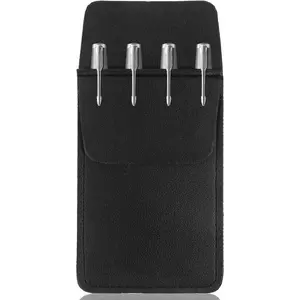 PU Leather Pocket Protector Pocket Organizer Pouch for Men Fits Pocket Shirt Lab Coat for School Office Hospital Supplies