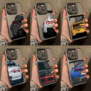 Cool JDM Sports Car Protective Phone Case For iPhone 17 16e 16 15 14 13 12 11 mini Pro Max X XR 8 7 Air Plus Anti Fall Matte Back Cover