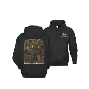 Women Vintage Style Hooded Sweatshirt, Labrador Dog & Flying Duck Design, Durable Comfortable Fit, Casual Daily Wear, Hoodie Sweatshirt clothing men new flamingo merch country outfits california baggy shirt box hoodies august glen black