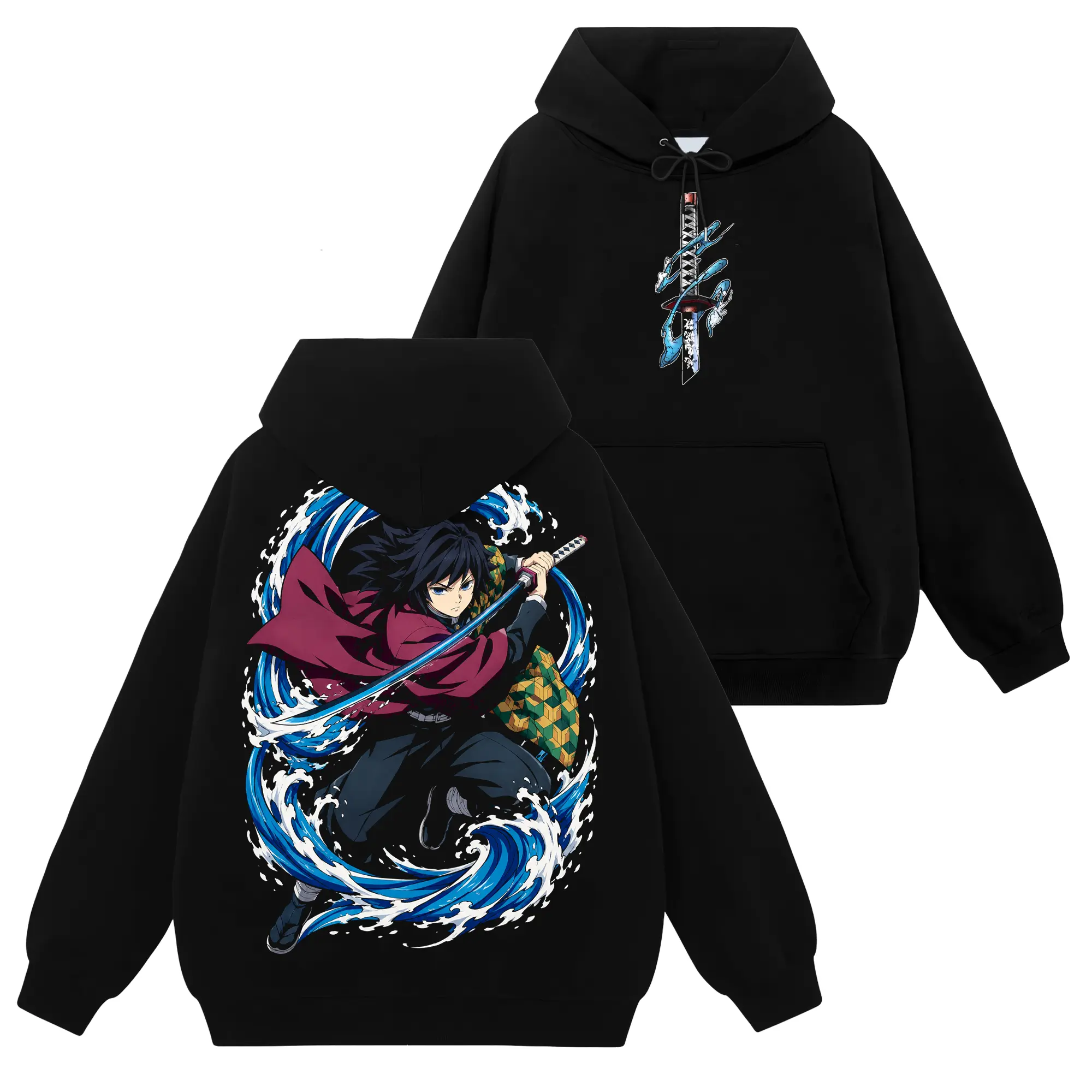 [Shinobi Shop] Tomioka Giyuu - Demon Slayer Kimetsu No Yaiba #242 Hoodie T-Shirt Sweatshirt, Retro Vintage Unisex Graphic 90s Cotton, Gift For Wibu, Anime Manga Y2K Streetwear Fabric Womenswear