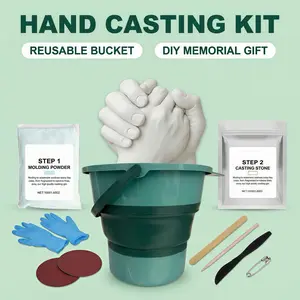 Hand Casting Kit – The Original Hand Mold Kit for Couples – Fathers Day Gift for Dad - Anniversary Engagement Birthday Gifts for Women Men Mom Wife Boyfriend Girlfriend Wedding Bridal Shower