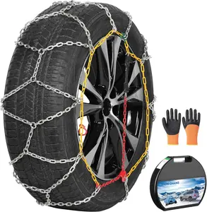 2 Packs Tire Chains  Anti Slip Snow Chains for SUV// in Snow, Sand, Mud and Ice (KN140)