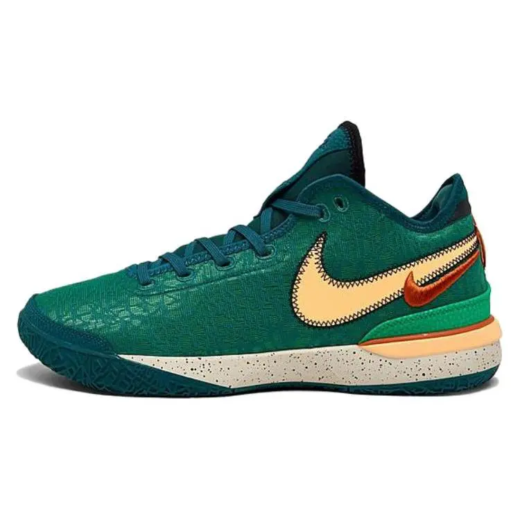 Nike Lebron Nxxt Gen EP Geode Teal Versatile Comfort Mid Top Basketball Shoes Men's Green DR8788-301