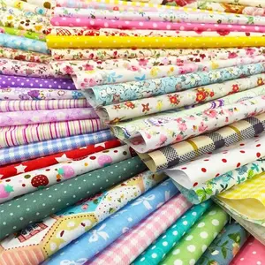 50pcs 10 x 10 inches (25cmx25cm) Cotton Fabric Squares Quilting Sewing Floral Precut Fabric Square Sheets for Craft Patchwork (50pcs 25cm*25cm)