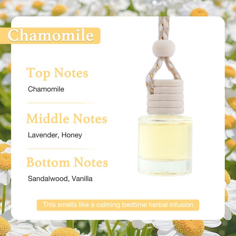 6-Pack Christmas Car Essential Oil Aromatherapy – Suspended Air Freshener for Cars & Homes, Natural Auto Interior Diffuser (Unisex) – Durable for Holiday Drives