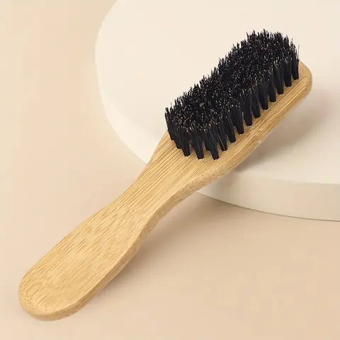Wooden Hair Brush, 1 Count/2 Counts Hair Styling Brush, Beard Brush, Beard Grooming Tools, Hair Care & Styling Tool for Salon, Home Use, Hairdressing Tool for Men & Women, Beauty Products