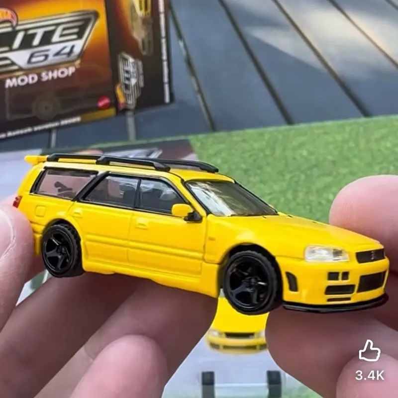 Hot Wheels Elite 64 Mod Shop Nissan Stagea Wagon R-34 Skyline GT-R New