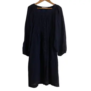 Pre-owned Chloé Polyester Small Leather Goods See By Chloe Pleated Dot Dress