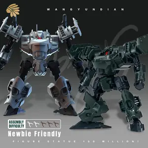 Chieftain Continent Mini Sci-Fi Mecha Model Kit, 3 Pack, Articulated Design, Beginner Friendly, Convenient Gift Idea