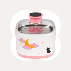 Happy & Polly 71oz Moonlight Wireless Smart Water Fountain