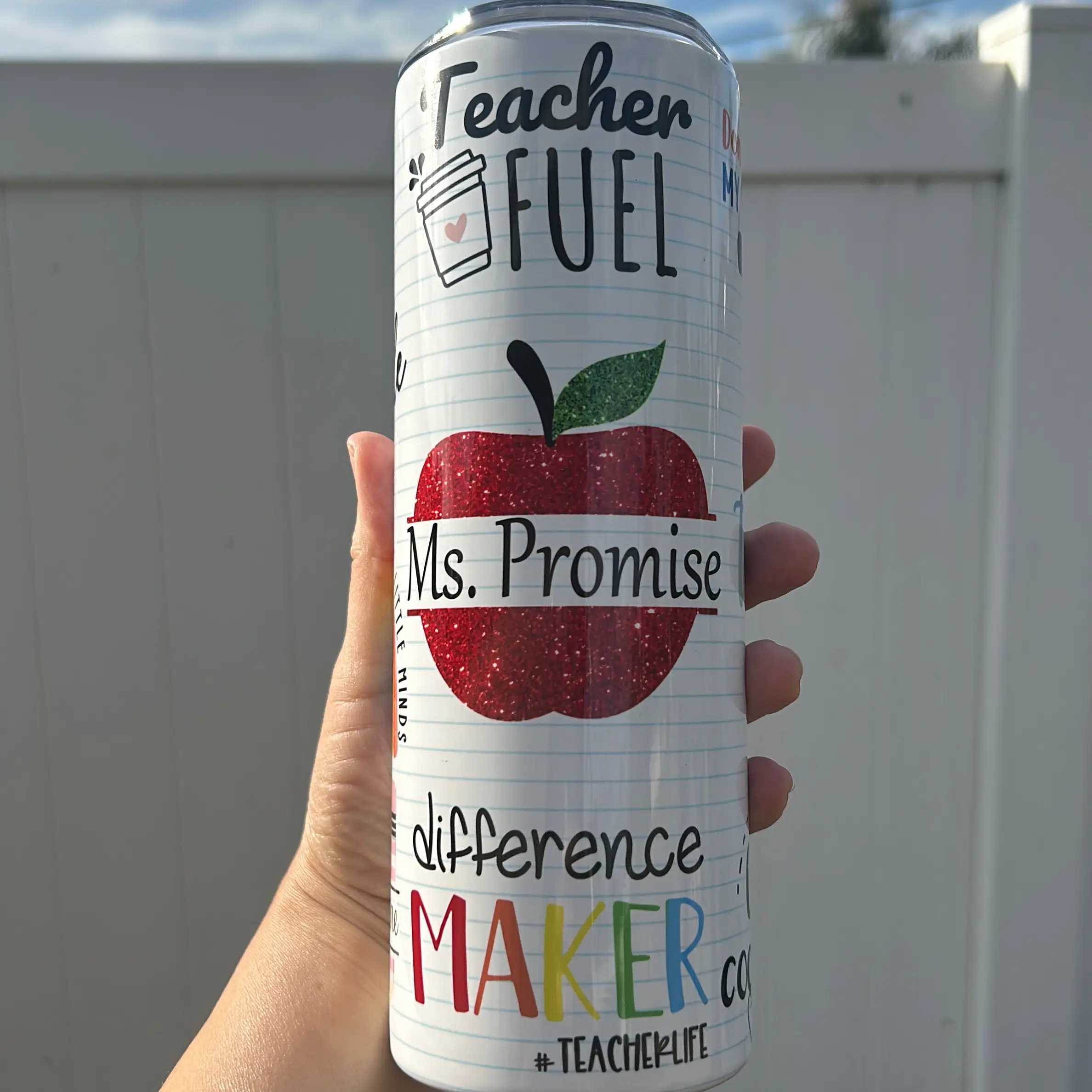 Customize teacher Tumbler