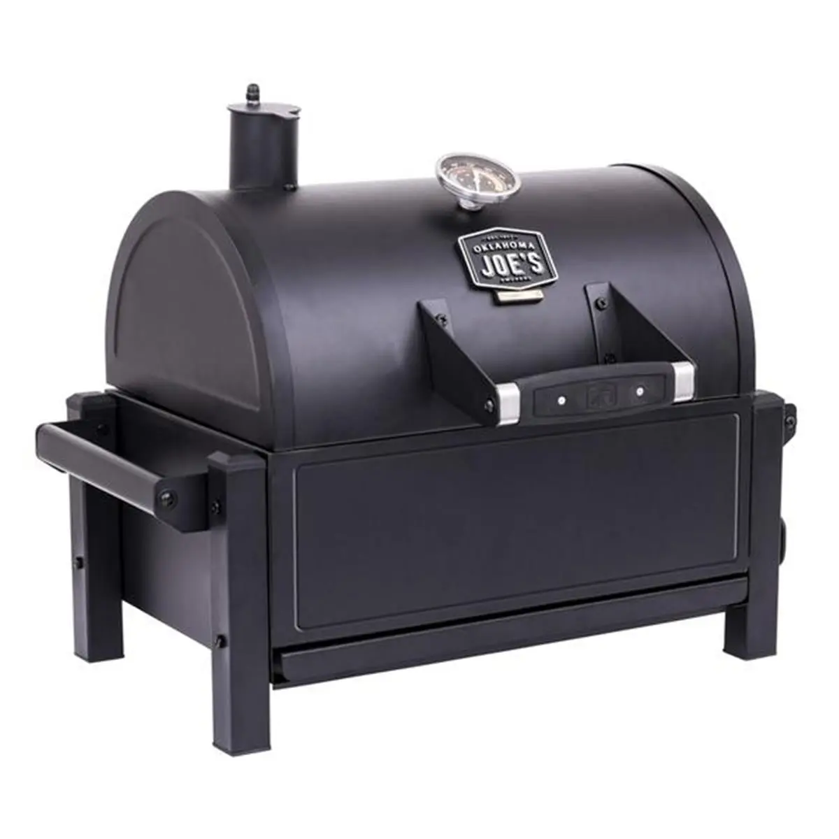 212 MAIN Char-Broil 8023684 Joes Rambler Portable Tabletop Charcoal Grill - Black, Steel, Adjustable Height, for Outdoor Grilling