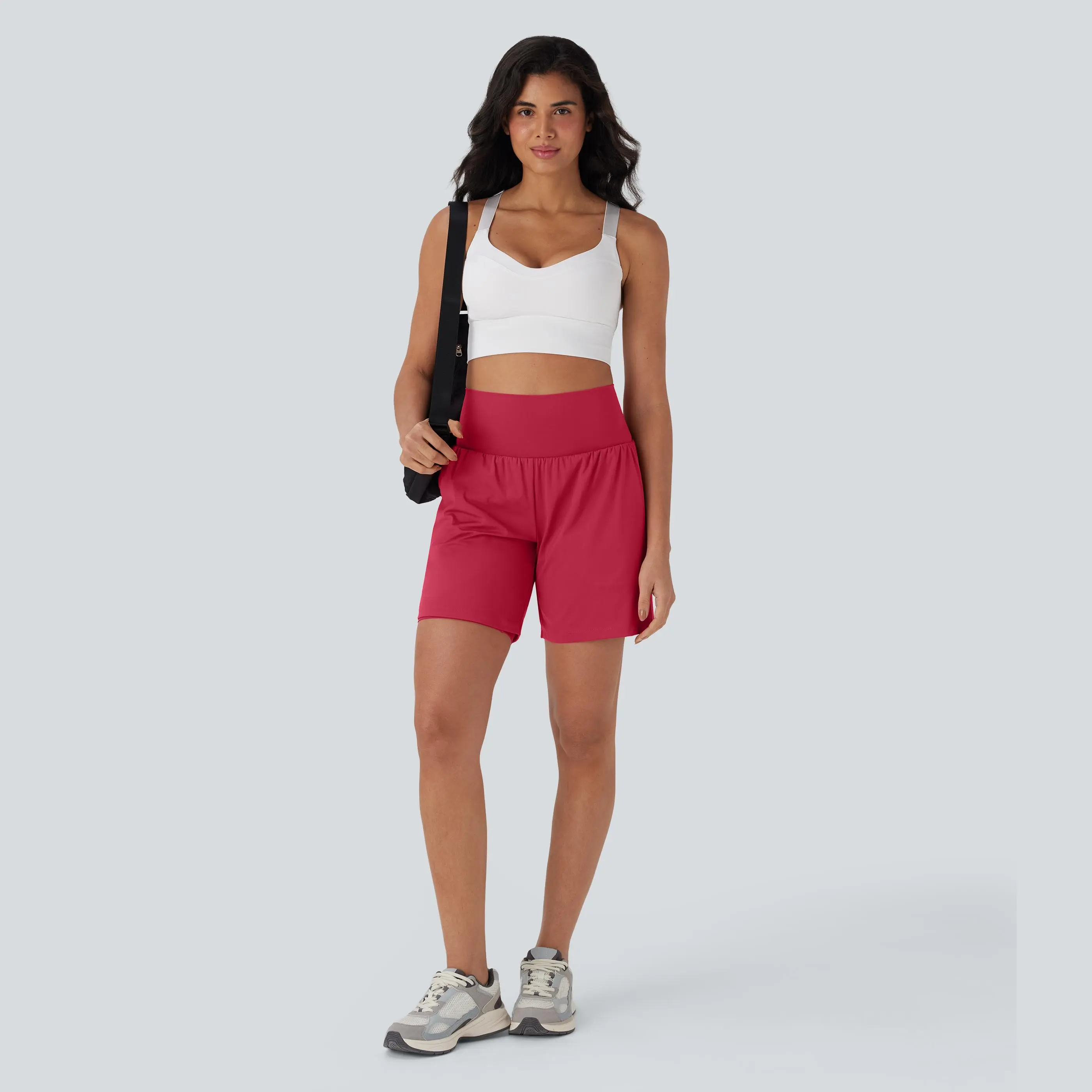 Halara Softlyzero Airy Super High Waisted 2-in-1 Cool Touch Yoga Shorts 7" with Pockets Halara Softlyzero Airy Super High Waisted 2-in-1 Cool Touch Yoga Shorts 7" with Pockets