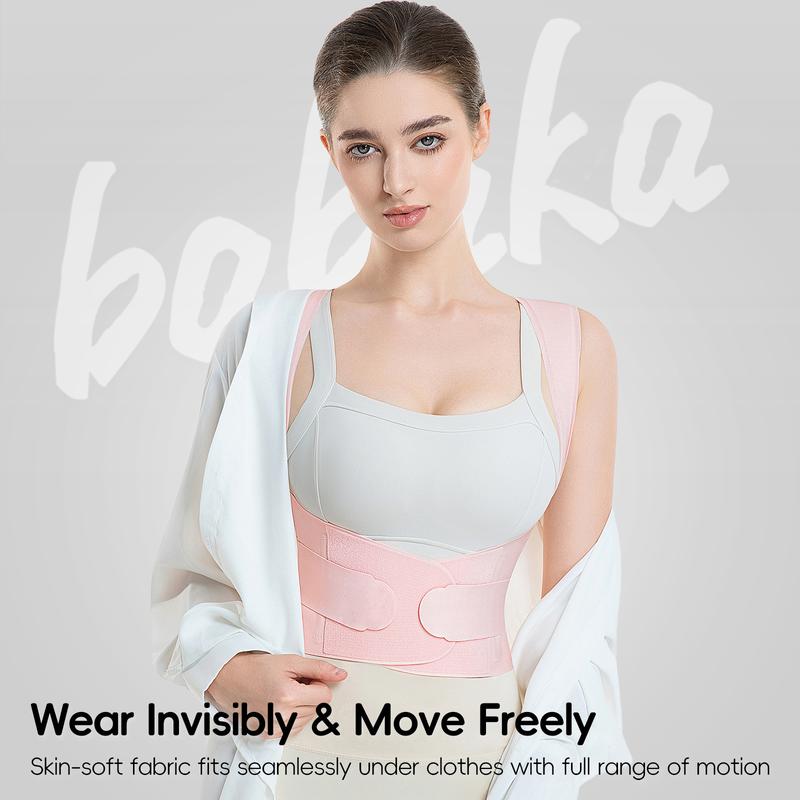 Babaka Posture Corrector, Invisible Lightweight Adjustable Back Brace for Upper and Lower Back Pain Relief, Hunchback, Hump, Scoliosis, Thoracic, Spine Corrector, Shoulder Straightener for Women and Men