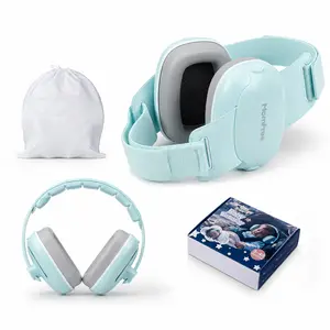 Momfree 2 in 1 Baby Ear Muffs, Noise Reduction Earmuffs & Adjustable Headband for Baby, Hearing Protection Headphones