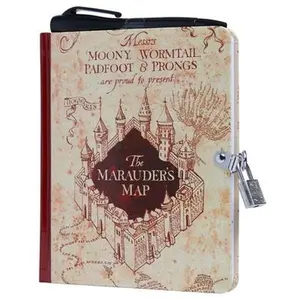 Harry Potter: Marauder's Map Invisible Ink Lock & Key Diary [With Pens/Pencils] -- Insight Editions, Mixed Media Product