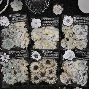 6 Designs 120pcs Waterproof Pet Stickers, Foil Decals for Phone, Journal, Cup, Computer Accessories, Durable & Stylish