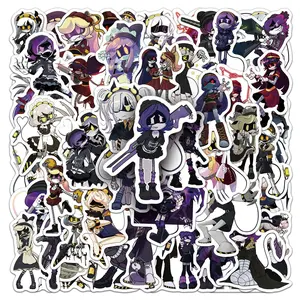 50Pcs Anime Murder Drones Cartoon Stickers DIY Scrapbooking Phone Luggage Skateboard Waterproof Decoration Decals Kids Toy