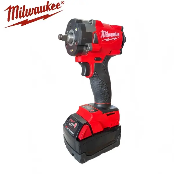 Milwaukee M12 3/8 in Friction Ring Brushless Lithium Impact Wrench, Subcompact Power Tool with Triple LED Lights, 4-Speed Control, Slim Compact Body for Auto Repair & Mechanical Maintenance cordless accessory torque miter construction heavy-duty work