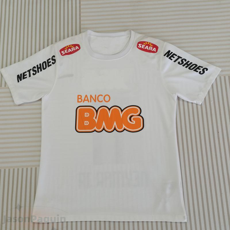 12-13 Home  Away No.11 Neymar Soccer Jerseys Fans Version White Black Short Sleeves