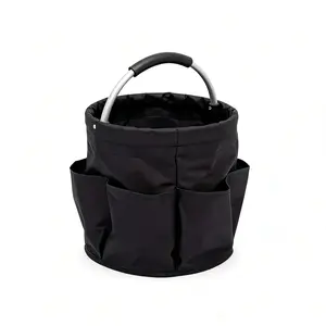 Humwam Foldable Storage Basket with 6 Pockets – Portable Multi-Functional Organizer for Home, Office, and Outdoors