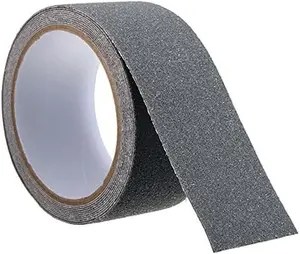 2" X 16' Roll Rubberized anti Slip Safety Tape Non Skid Stair Step Grip Boat (Grey) unbranded
