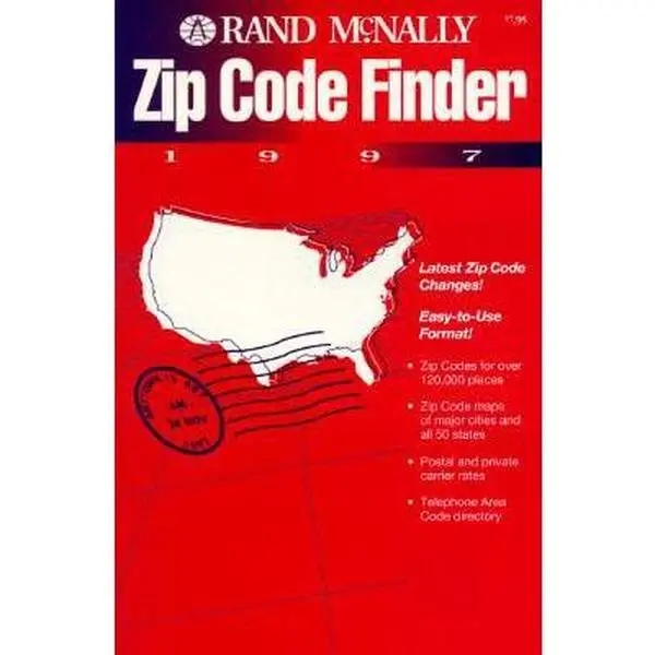 USED Book - Zip Code Finder 1997 (RAND MCNALLY ZIP CODE FINDER) by Rand McNally (Paperback) - english