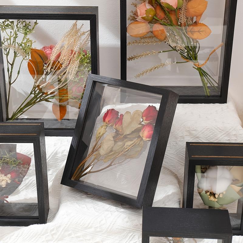 3D Hollow Dried Flower Frame, DIY Wall Hanging Specimen Box, Rose Display Frame, Painting Frame, Storage Flower Frame, Valentine's Day Gift