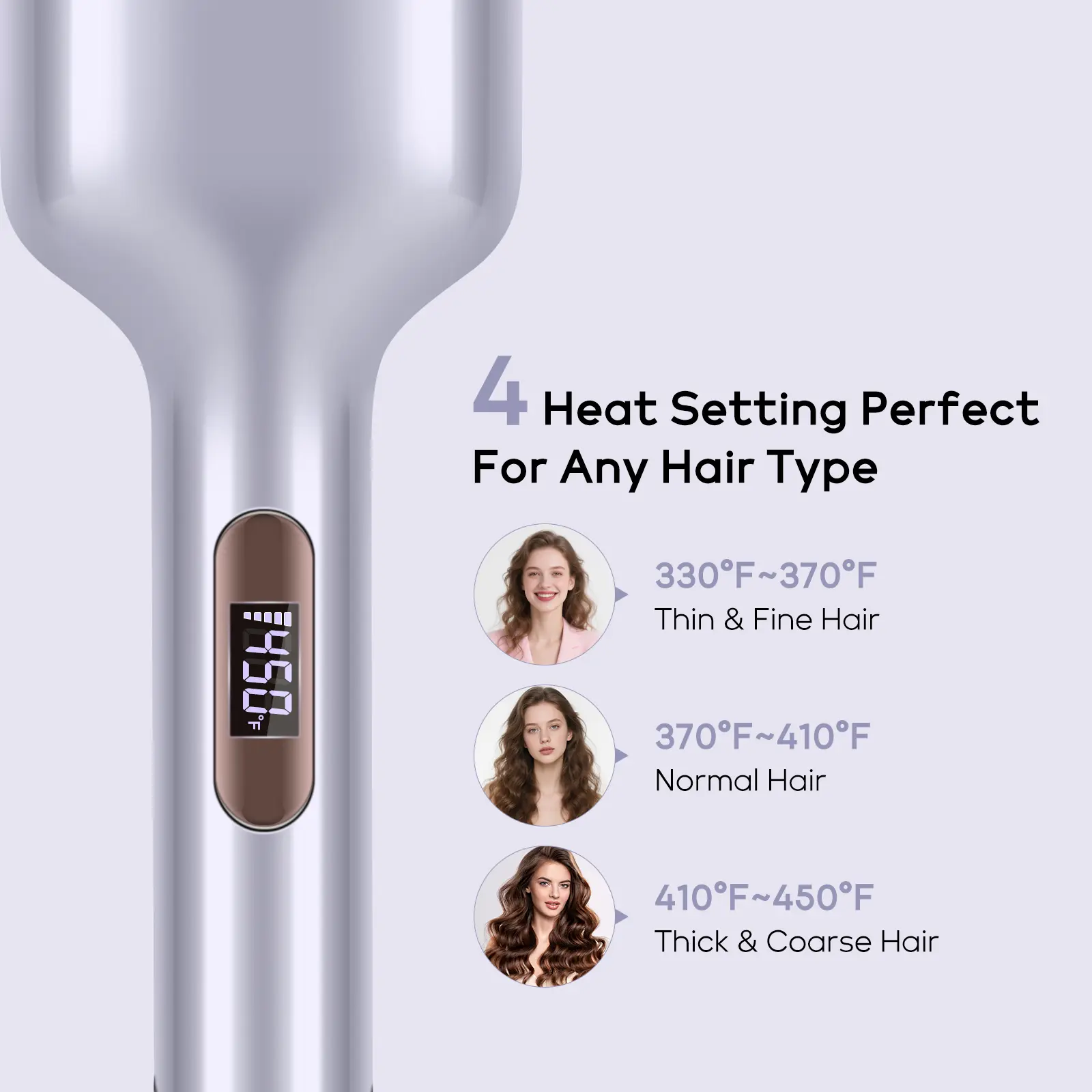 Aima Beauty 1.25 Inch Beach Waves,Ionic Ceramic French Curling
