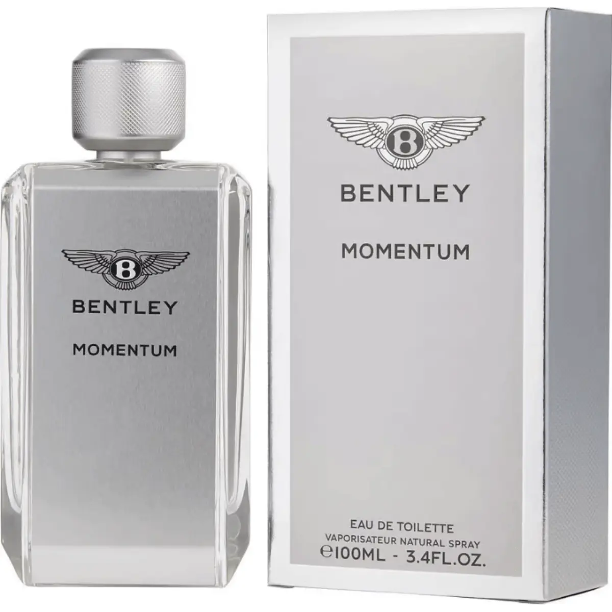 BENTLEY Momentum Luxurious Men's Eau de Toilette Cologne - 3.4 fl oz, Alluring Nutmeg & Oriental Mix Jasmine Fragrance, New in Box Packaged Men's Fragrance, Luxurious Men's Fragrance