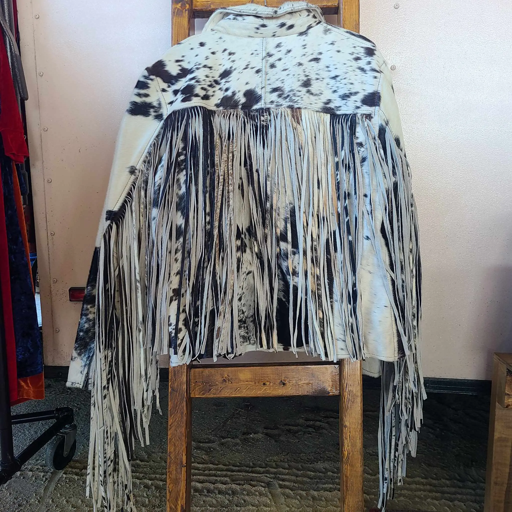 Fringe Cowhide Jacket- 2x Fringe Cowhide Jacket- 2x