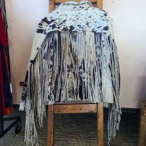 Fringe Cowhide Jacket- 2x