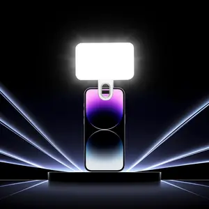 Multifunctional LED Light for Phone and Computer, Adjustable Brightness and Angle, Portable USB Rechargeable Fill Light, Compact Mobile Photography Lamp