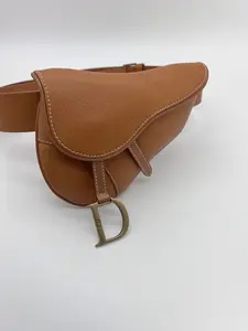 Pre-owned Christian Dior leather Belt Bags Saddle Belt Bag mini bag versatile use