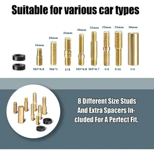 Short Design with 10 Adapters for Easy Installation Universal Car truck