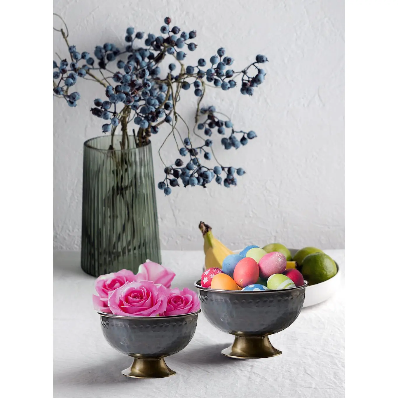 Vintage Hammered Copper Bowl, in 2 Sizes