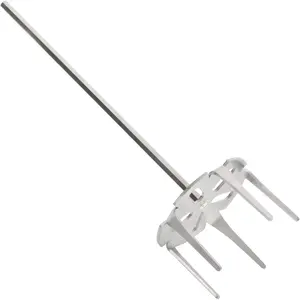 Stainless Steel 4 Inch Pork Puller Meat Shredder Fits Standard Hand Drill for Beef Chicken Potato Masher and Tamale Meat