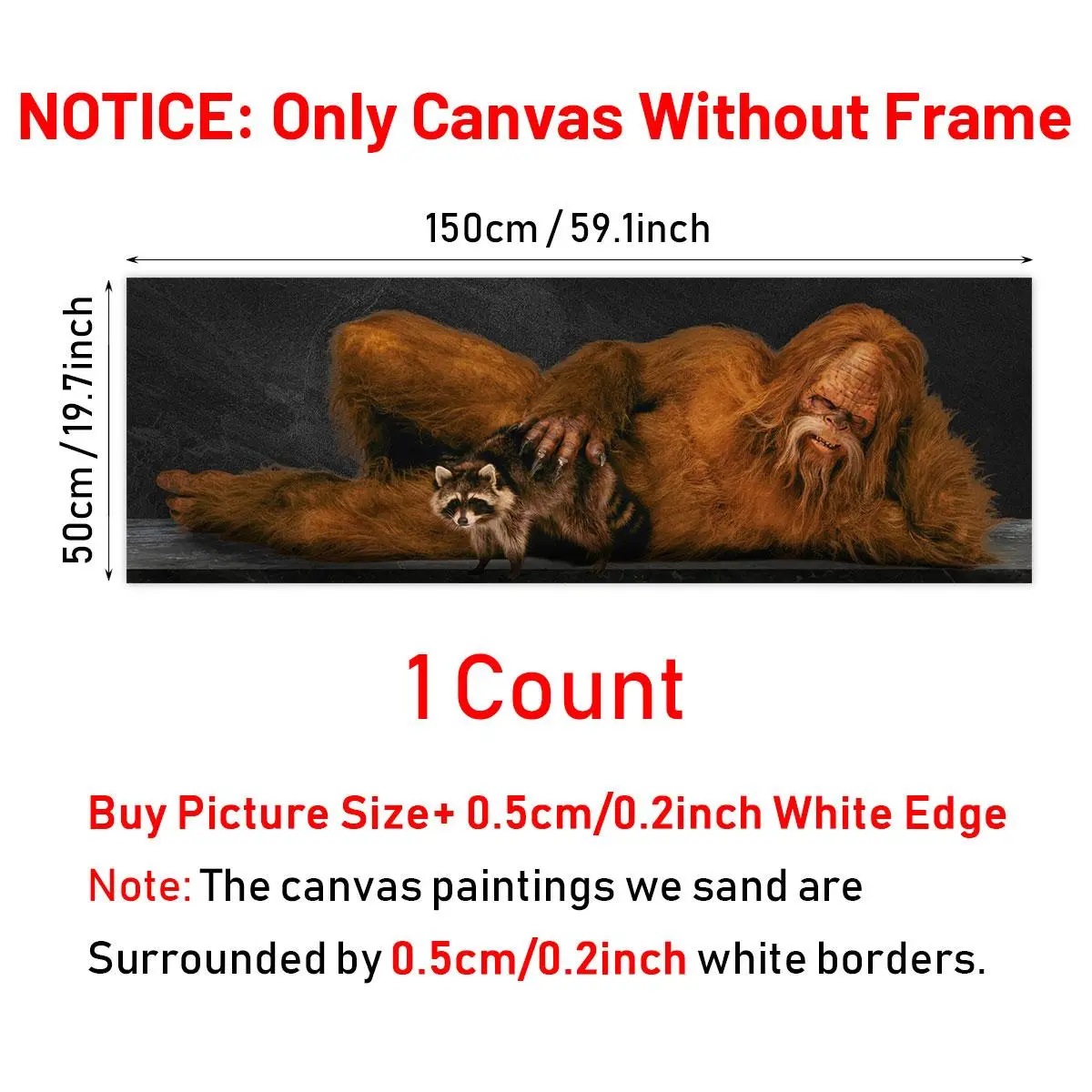 Sasquatch Pattern Canvas Painting without Frame, Unframed Art Print, Modern Wall Art, Wall Art Decor for Home Living Room Bedroom Office, Poster Sasquatch Pattern Canvas Painting without Frame, Unframed Art Print, Modern Wall Art, Wall Art Decor for Home Living Room Bedroom Office, Poster