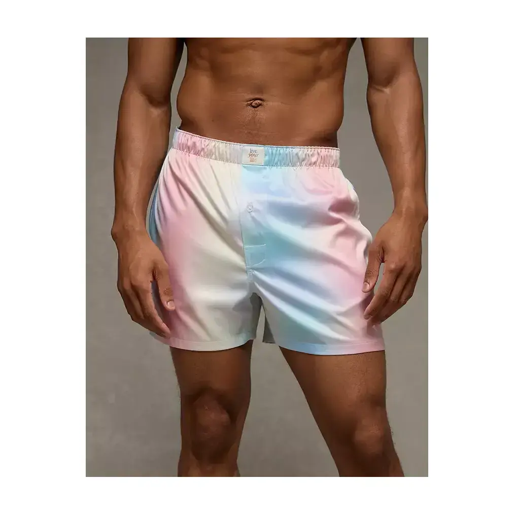 AEO Pride Men's Satin Pocket Boxer Short