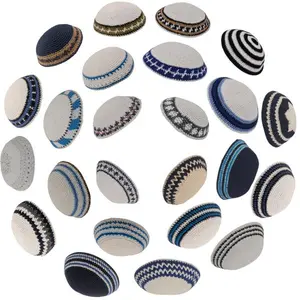 Knitted Yarmulke kippot hat Kippah skull yamaka Holy kipa 18 cm